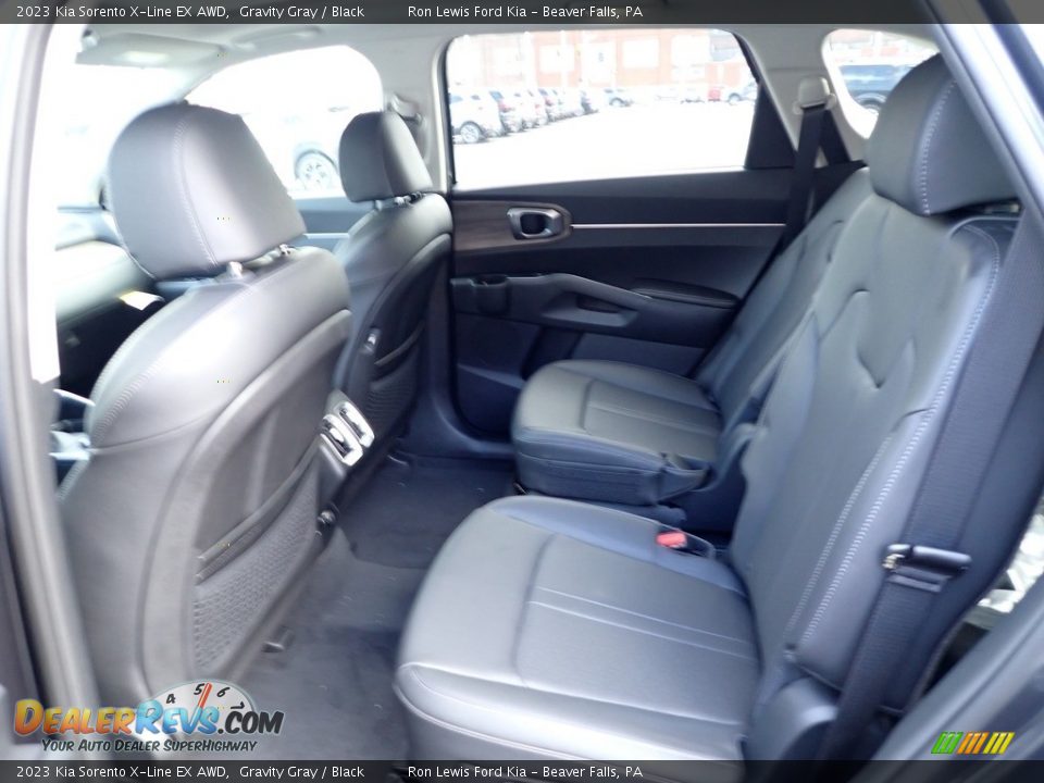 Rear Seat of 2023 Kia Sorento X-Line EX AWD Photo #12