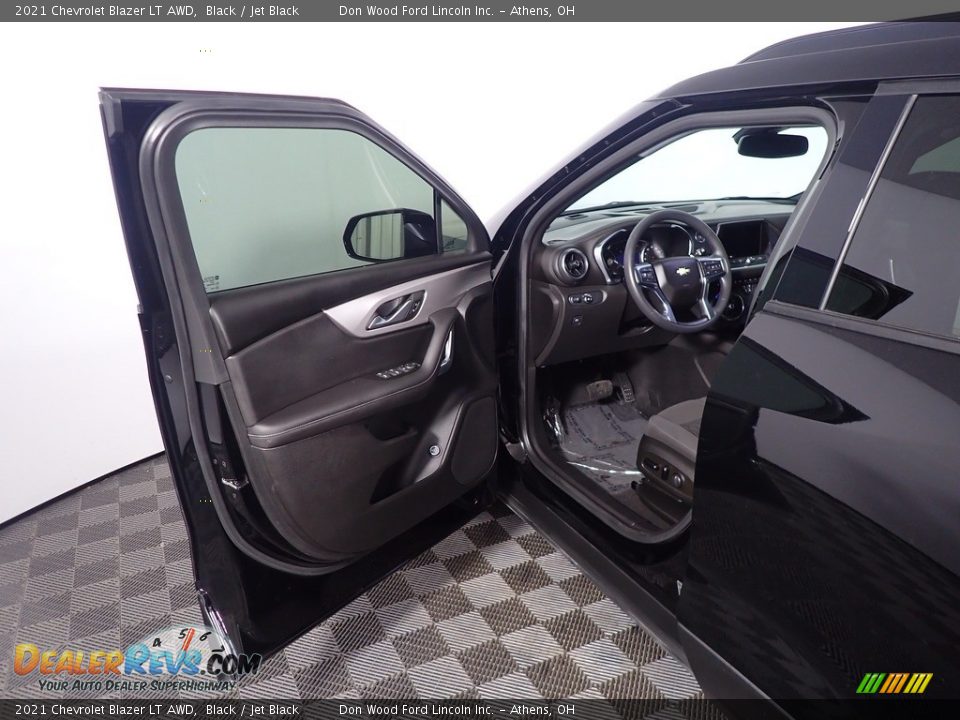 2021 Chevrolet Blazer LT AWD Black / Jet Black Photo #19