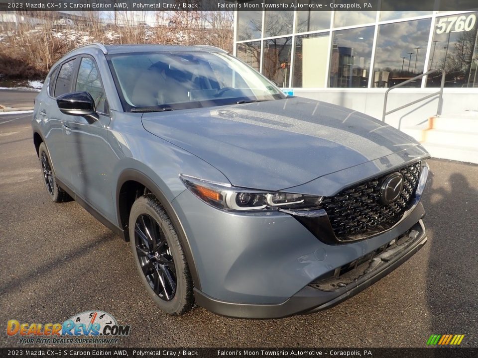 2023 Mazda CX-5 S Carbon Edition AWD Polymetal Gray / Black Photo #8