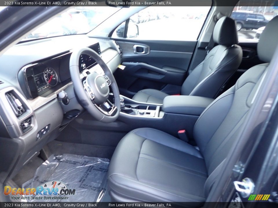 2023 Kia Sorento X-Line EX AWD Gravity Gray / Black Photo #14