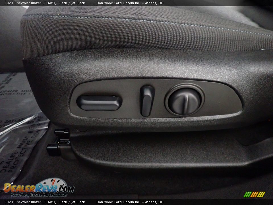 2021 Chevrolet Blazer LT AWD Black / Jet Black Photo #22