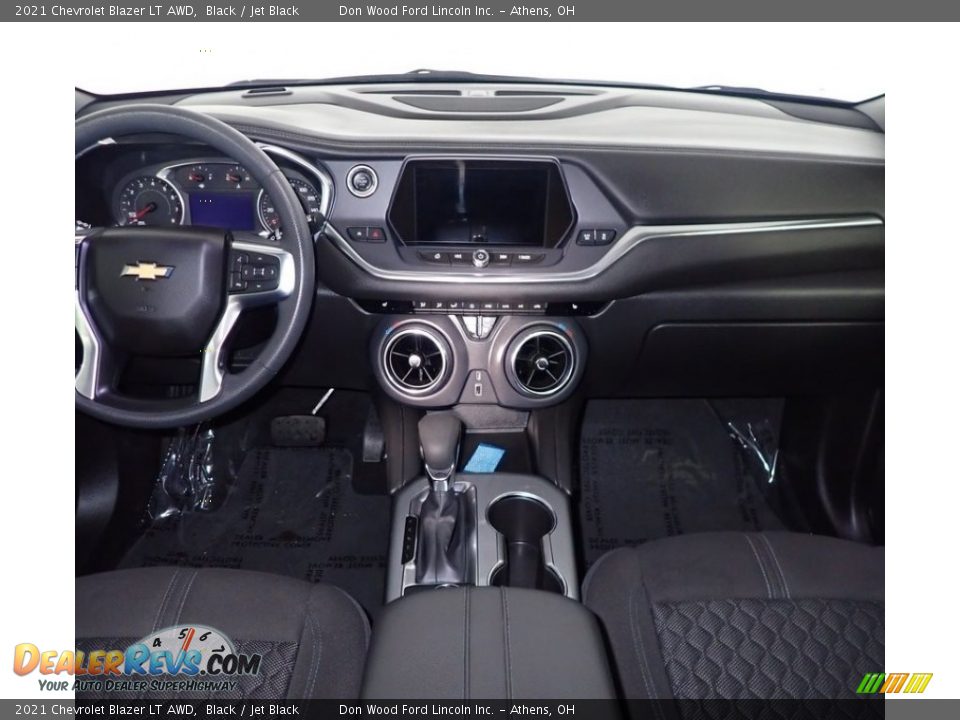 2021 Chevrolet Blazer LT AWD Black / Jet Black Photo #24