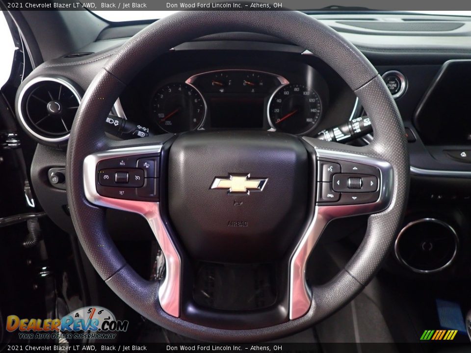 2021 Chevrolet Blazer LT AWD Black / Jet Black Photo #26
