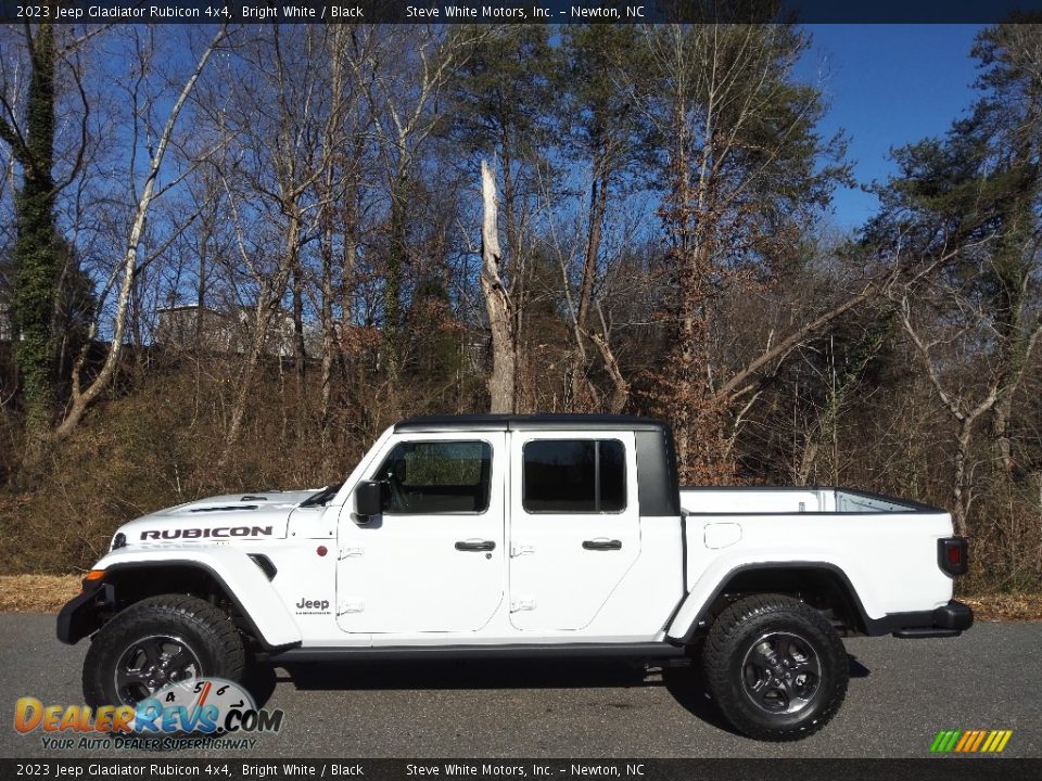 2023 Jeep Gladiator Rubicon 4x4 Bright White / Black Photo #1