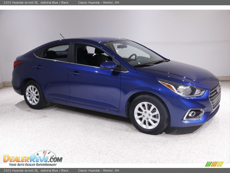 2020 Hyundai Accent SE Admiral Blue / Black Photo #1