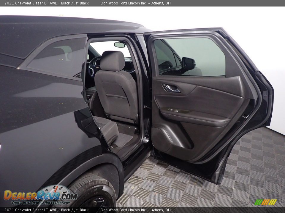 2021 Chevrolet Blazer LT AWD Black / Jet Black Photo #35