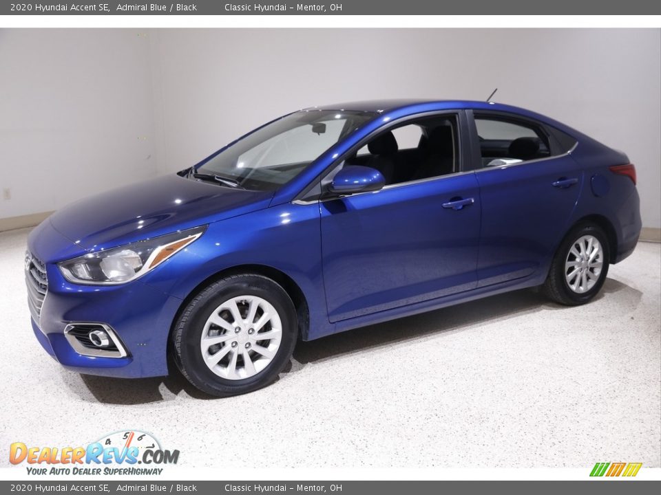 2020 Hyundai Accent SE Admiral Blue / Black Photo #3