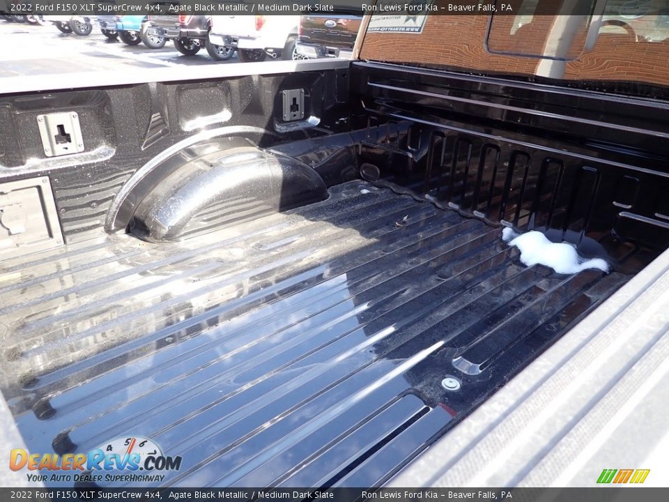2022 Ford F150 XLT SuperCrew 4x4 Agate Black Metallic / Medium Dark Slate Photo #9