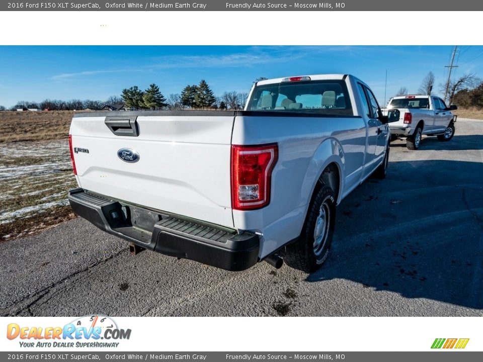 2016 Ford F150 XLT SuperCab Oxford White / Medium Earth Gray Photo #4