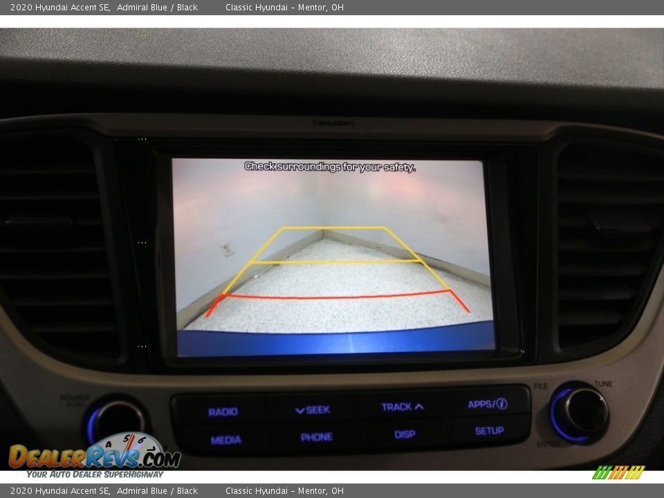 2020 Hyundai Accent SE Admiral Blue / Black Photo #10