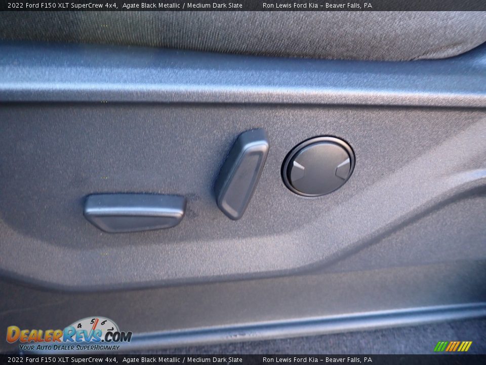 2022 Ford F150 XLT SuperCrew 4x4 Agate Black Metallic / Medium Dark Slate Photo #16