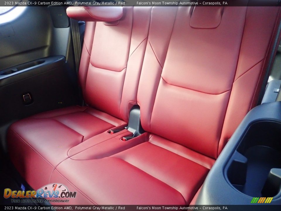 Rear Seat of 2023 Mazda CX-9 Carbon Edition AWD Photo #13