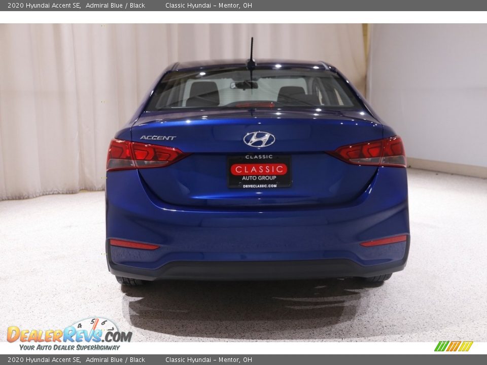 2020 Hyundai Accent SE Admiral Blue / Black Photo #16