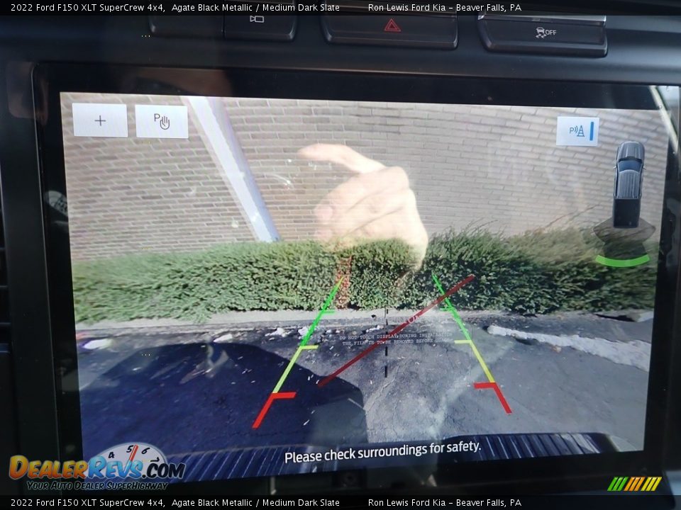 2022 Ford F150 XLT SuperCrew 4x4 Agate Black Metallic / Medium Dark Slate Photo #19