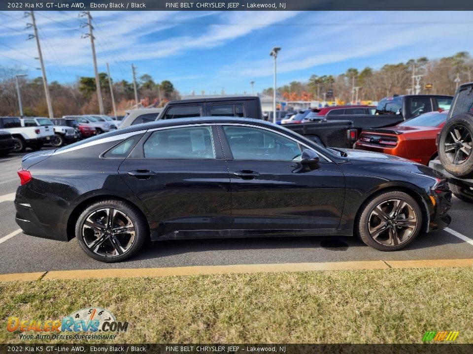 Ebony Black 2022 Kia K5 GT-Line AWD Photo #3