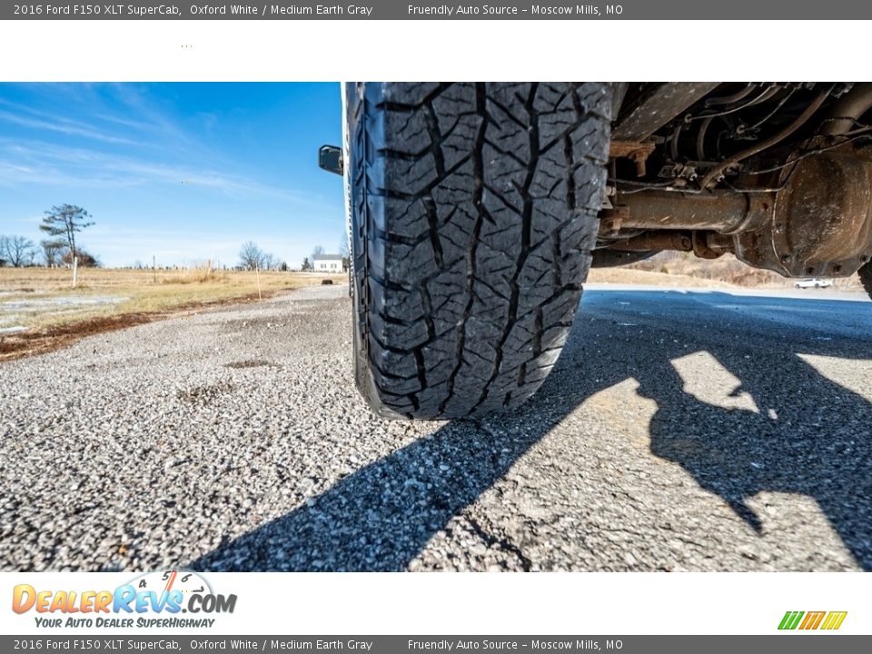 2016 Ford F150 XLT SuperCab Oxford White / Medium Earth Gray Photo #14