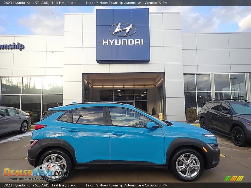 Teal Isle 2023 Hyundai Kona SEL AWD Photo #1