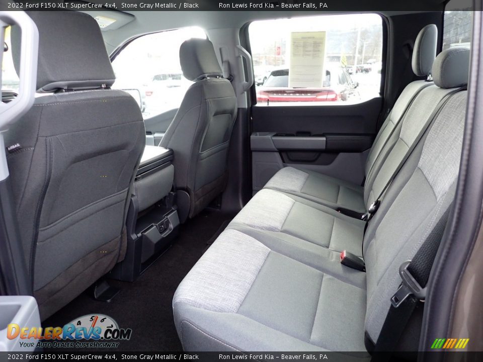 2022 Ford F150 XLT SuperCrew 4x4 Stone Gray Metallic / Black Photo #11