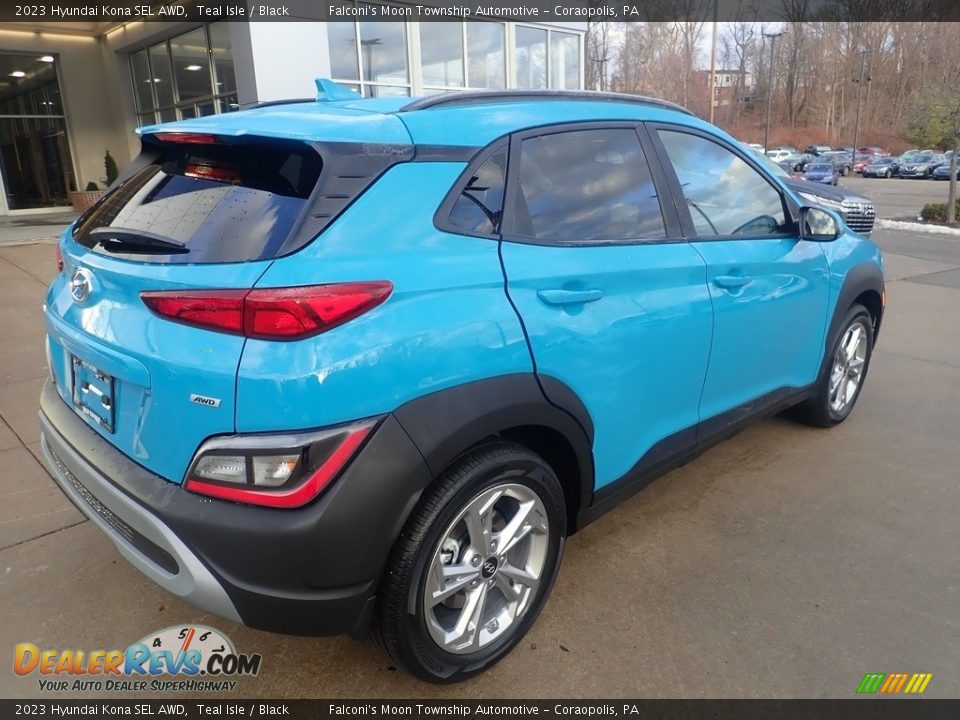 2023 Hyundai Kona SEL AWD Teal Isle / Black Photo #2