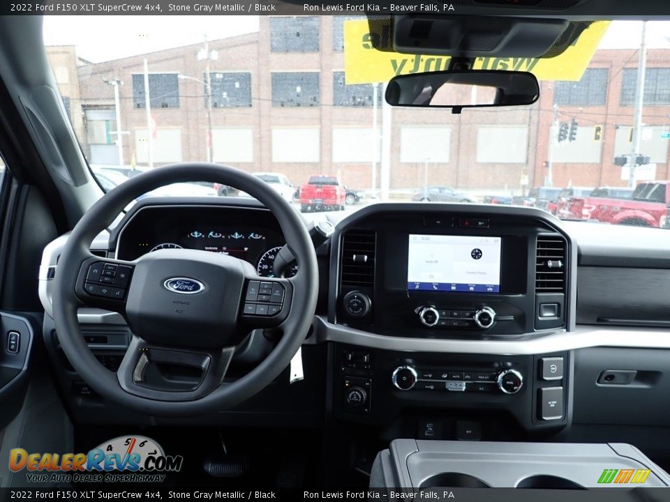 2022 Ford F150 XLT SuperCrew 4x4 Stone Gray Metallic / Black Photo #12