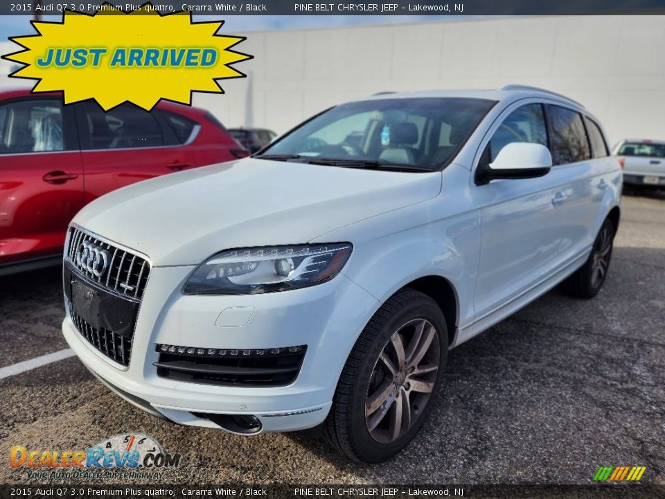 2015 Audi Q7 3.0 Premium Plus quattro Cararra White / Black Photo #1