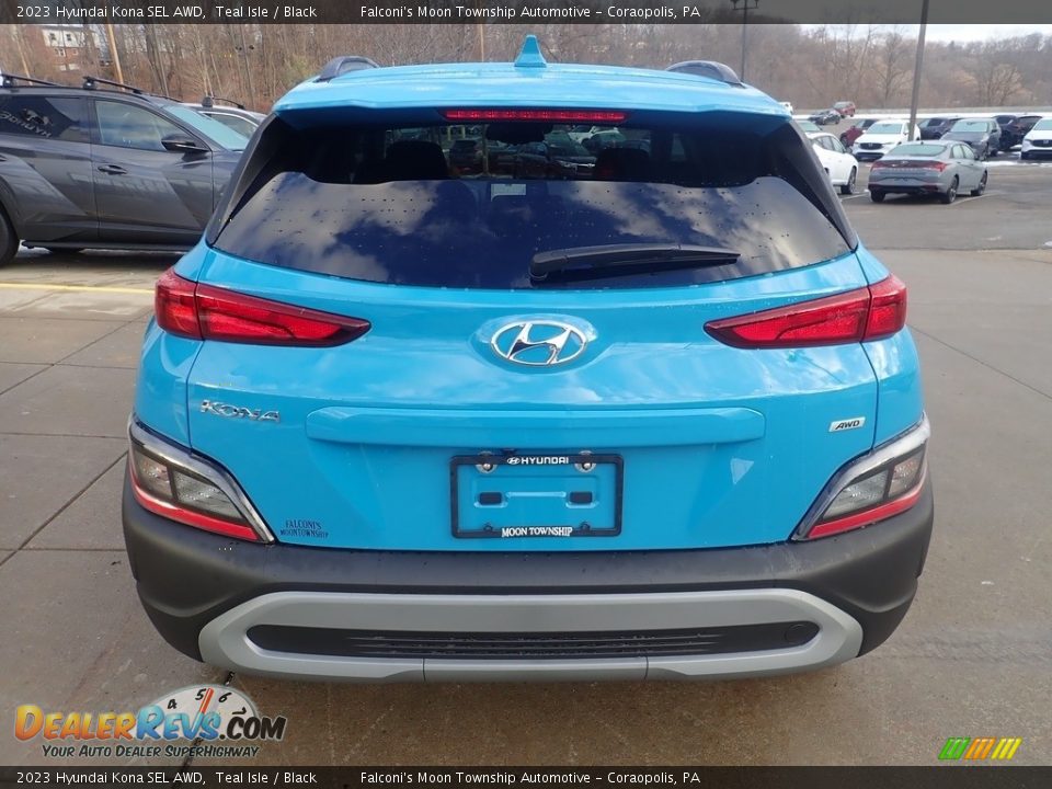 2023 Hyundai Kona SEL AWD Teal Isle / Black Photo #3