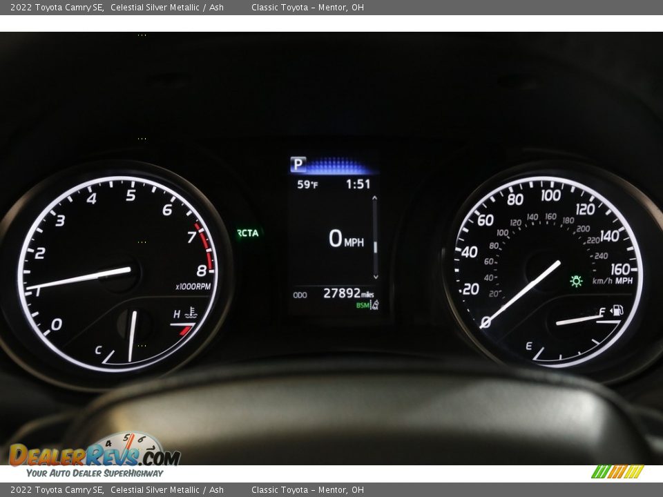 2022 Toyota Camry SE Gauges Photo #8