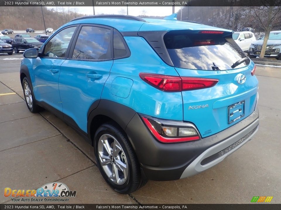 2023 Hyundai Kona SEL AWD Teal Isle / Black Photo #5