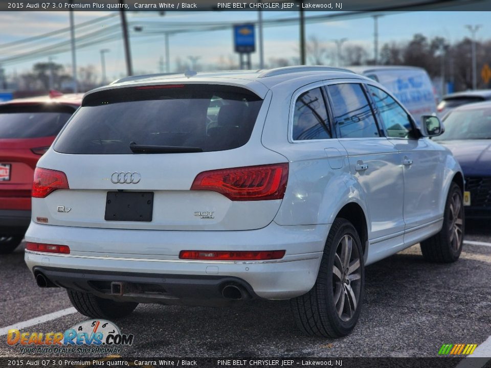 2015 Audi Q7 3.0 Premium Plus quattro Cararra White / Black Photo #4