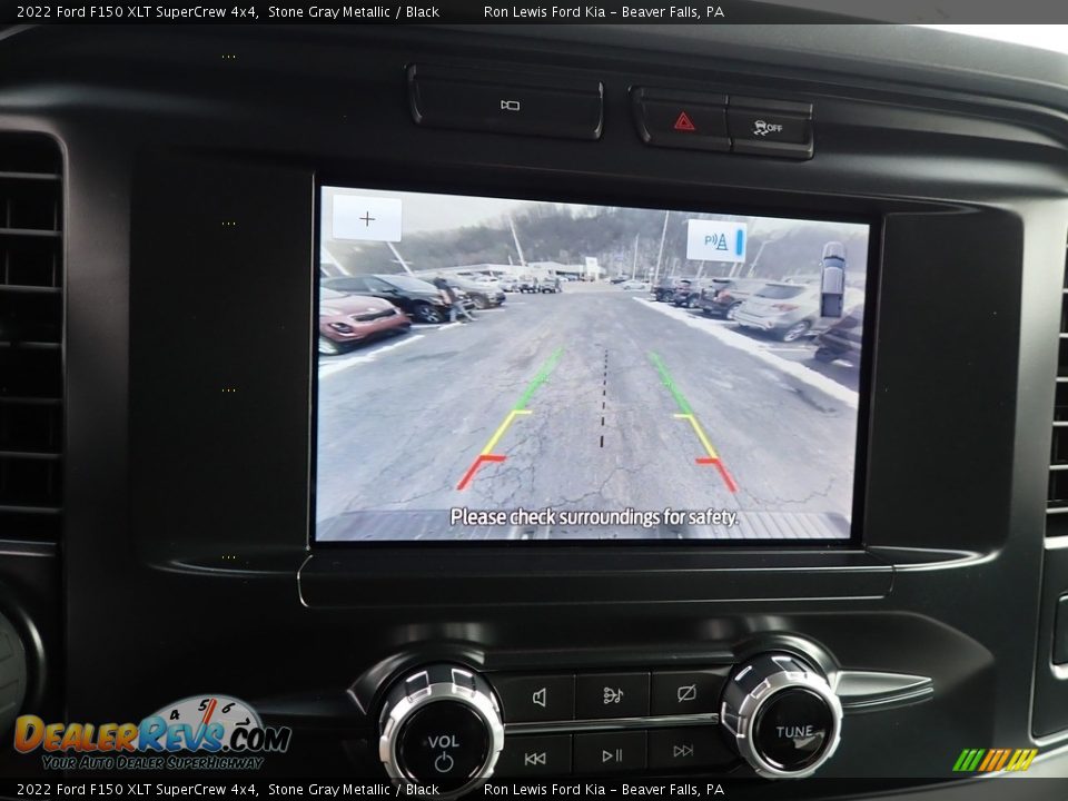 2022 Ford F150 XLT SuperCrew 4x4 Stone Gray Metallic / Black Photo #18