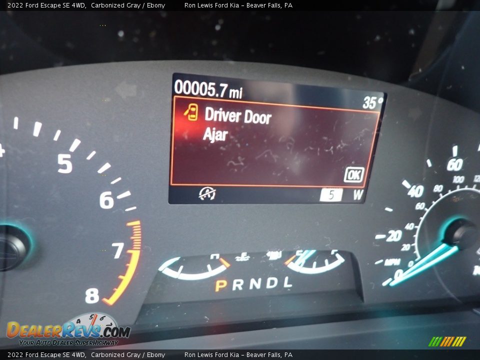 2022 Ford Escape SE 4WD Carbonized Gray / Ebony Photo #16