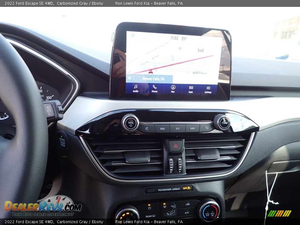 2022 Ford Escape SE 4WD Carbonized Gray / Ebony Photo #17