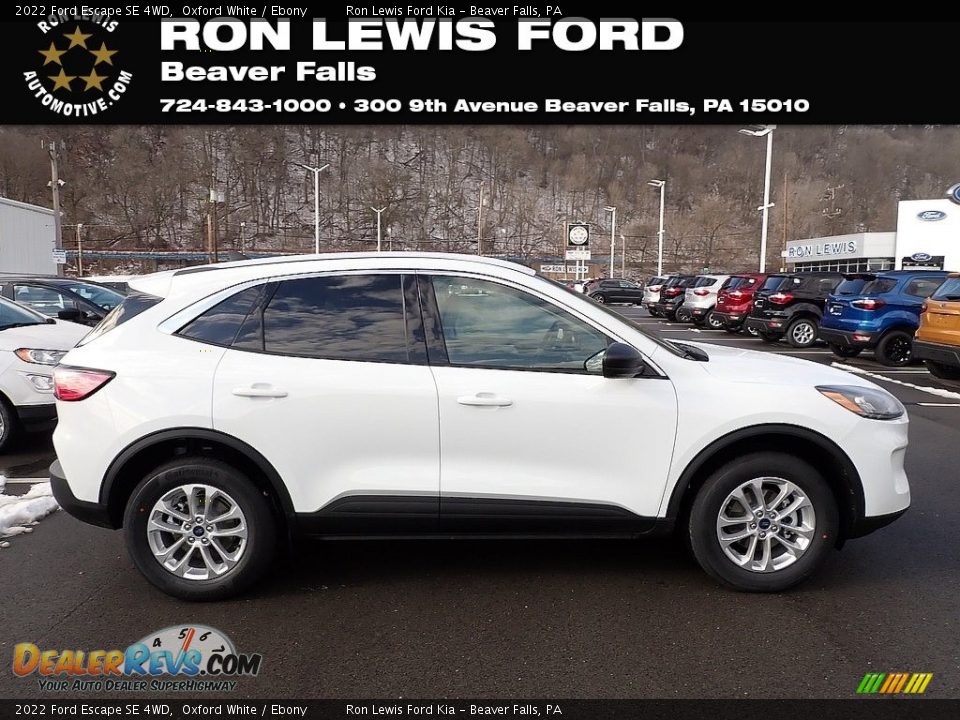 2022 Ford Escape SE 4WD Oxford White / Ebony Photo #1
