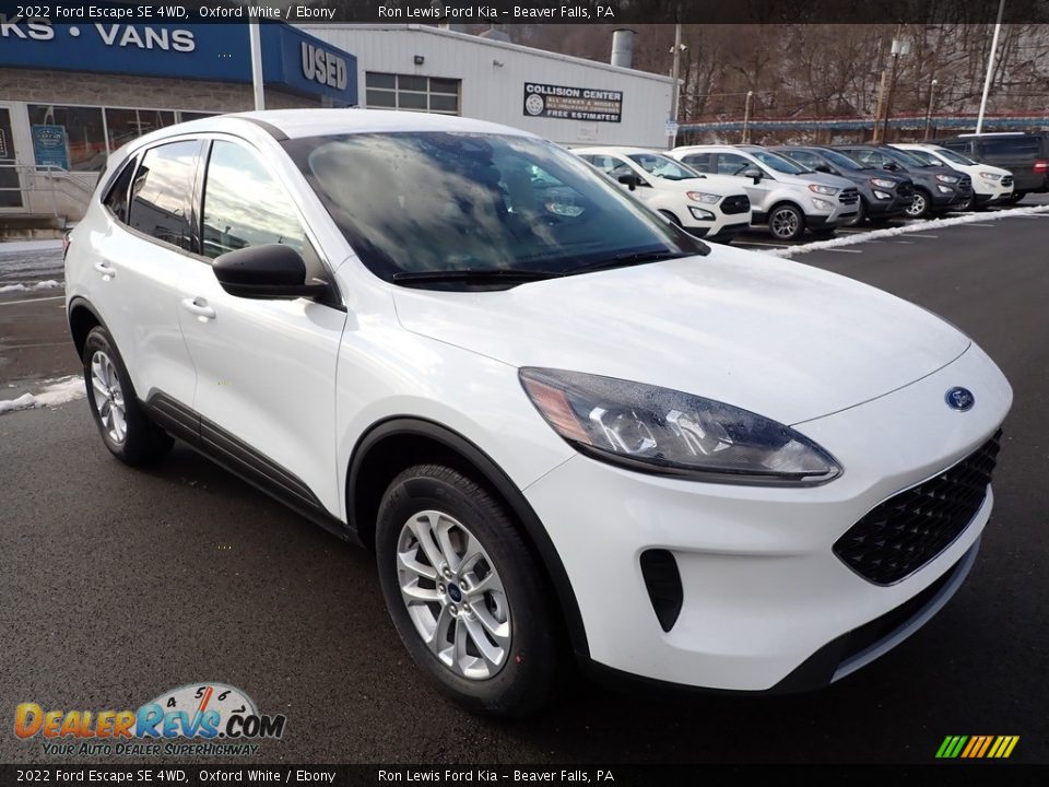 2022 Ford Escape SE 4WD Oxford White / Ebony Photo #2