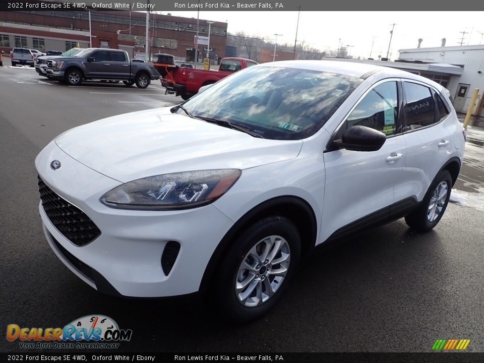 2022 Ford Escape SE 4WD Oxford White / Ebony Photo #4