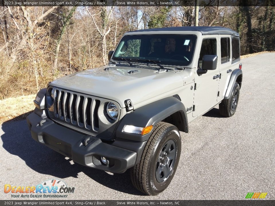 2023 Jeep Wrangler Unlimited Sport 4x4 Sting-Gray / Black Photo #2