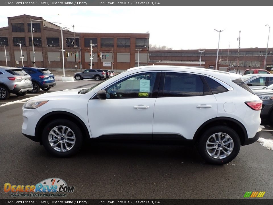 2022 Ford Escape SE 4WD Oxford White / Ebony Photo #5