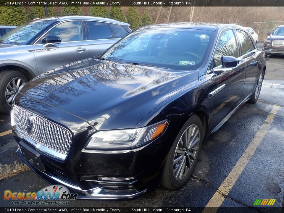 2019 Lincoln Continental Select AWD Infinite Black Metallic / Ebony Photo #1