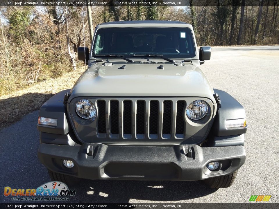 2023 Jeep Wrangler Unlimited Sport 4x4 Sting-Gray / Black Photo #3