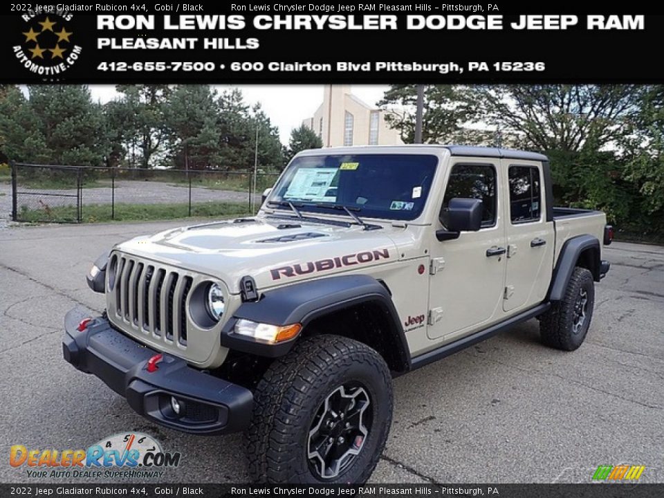 2022 Jeep Gladiator Rubicon 4x4 Gobi / Black Photo #1