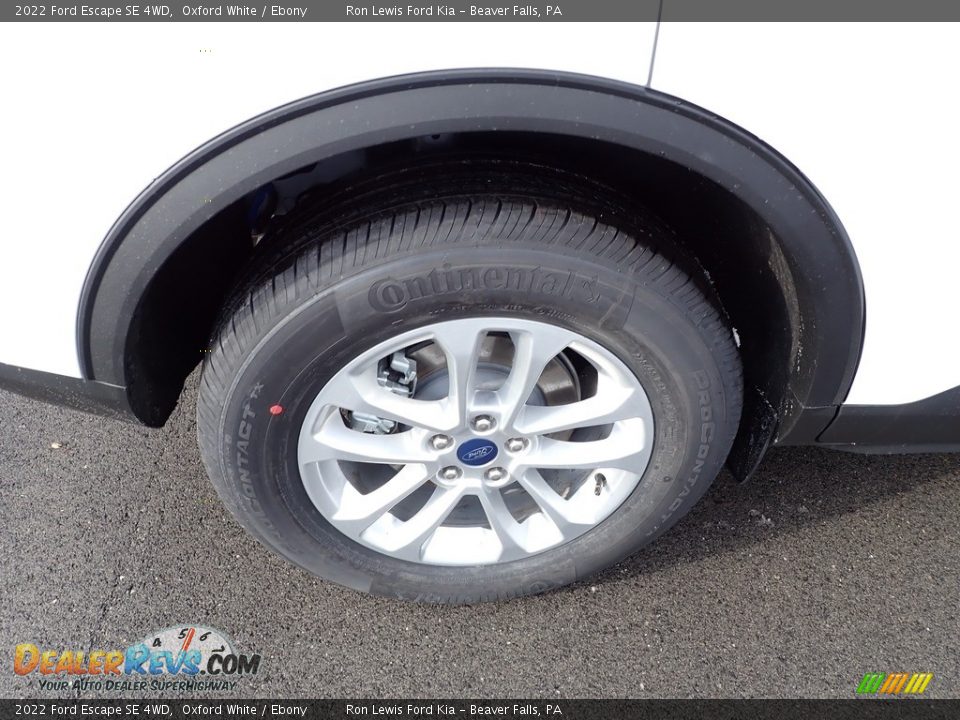 2022 Ford Escape SE 4WD Oxford White / Ebony Photo #9