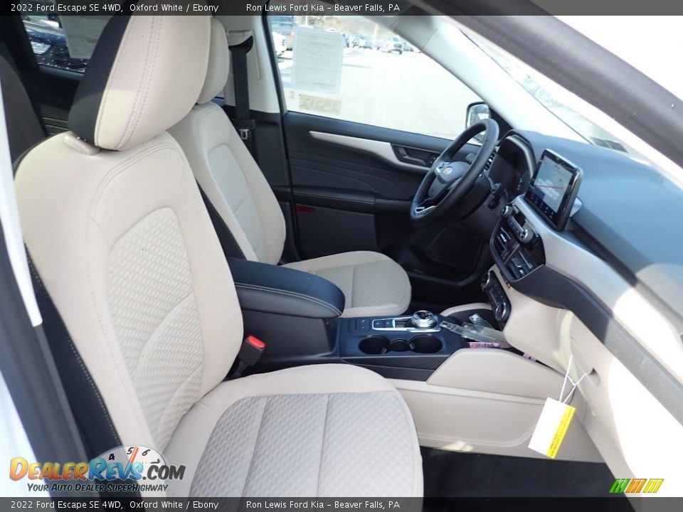 2022 Ford Escape SE 4WD Oxford White / Ebony Photo #11