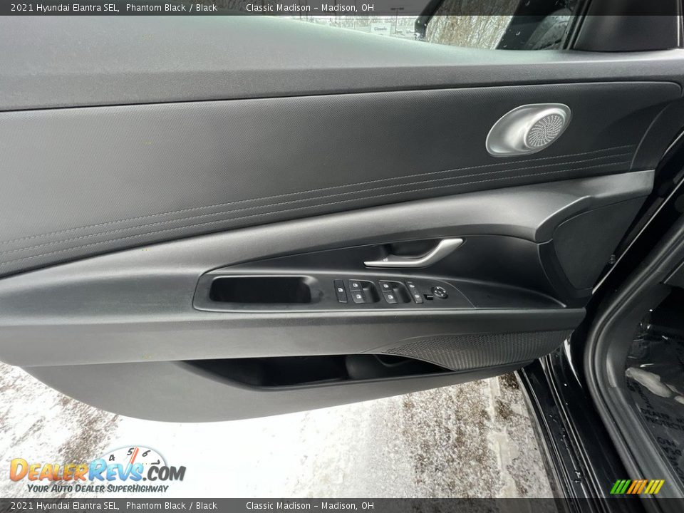 2021 Hyundai Elantra SEL Phantom Black / Black Photo #9
