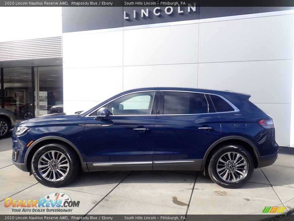 Rhapsody Blue 2020 Lincoln Nautilus Reserve AWD Photo #2