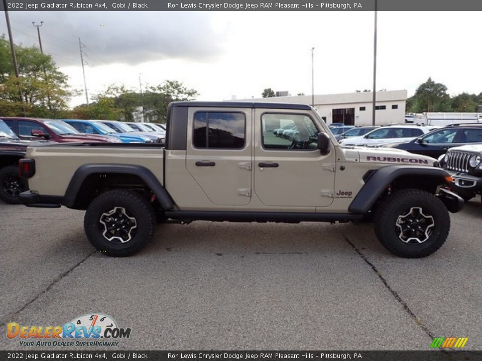 2022 Jeep Gladiator Rubicon 4x4 Gobi / Black Photo #6