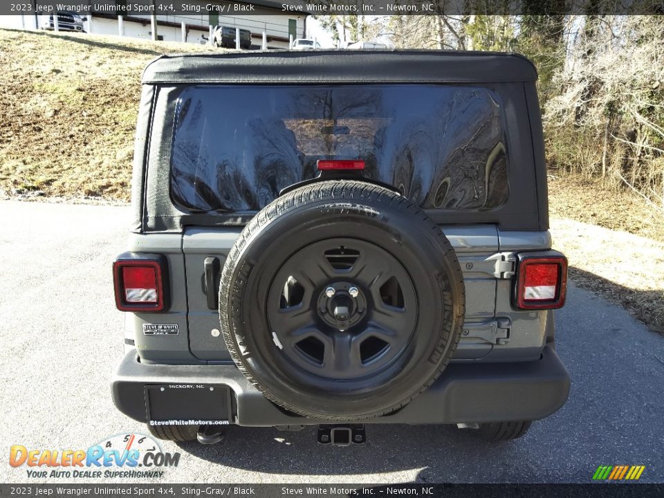 2023 Jeep Wrangler Unlimited Sport 4x4 Sting-Gray / Black Photo #7