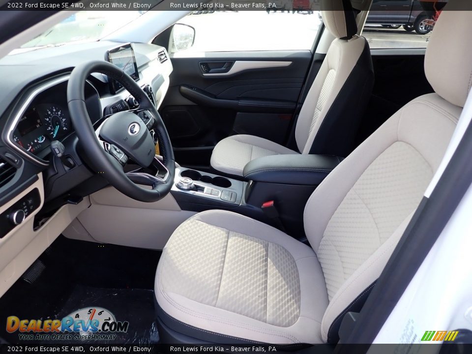 2022 Ford Escape SE 4WD Oxford White / Ebony Photo #14