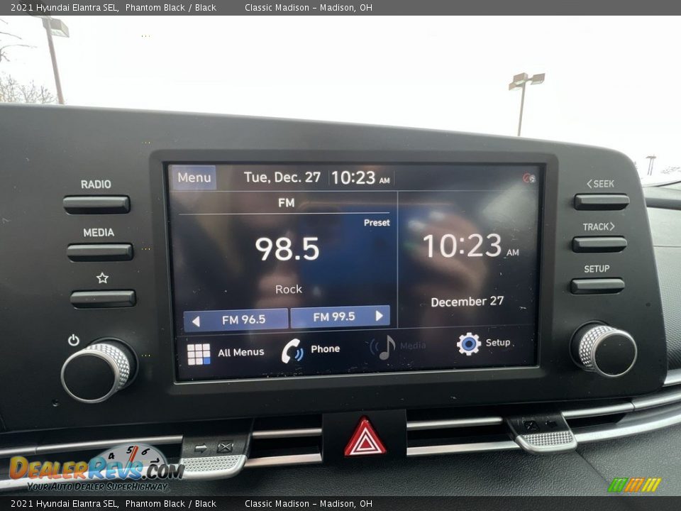2021 Hyundai Elantra SEL Phantom Black / Black Photo #12