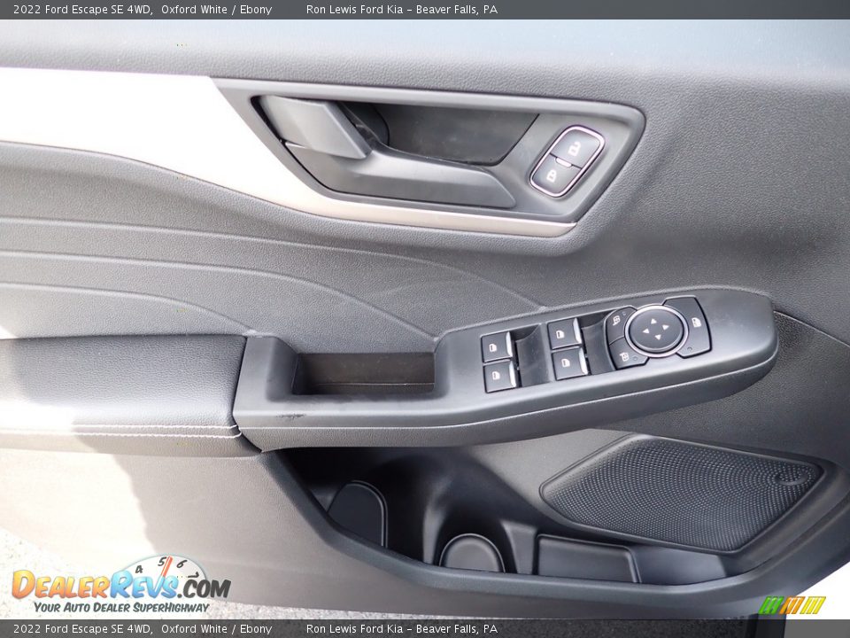 2022 Ford Escape SE 4WD Oxford White / Ebony Photo #15
