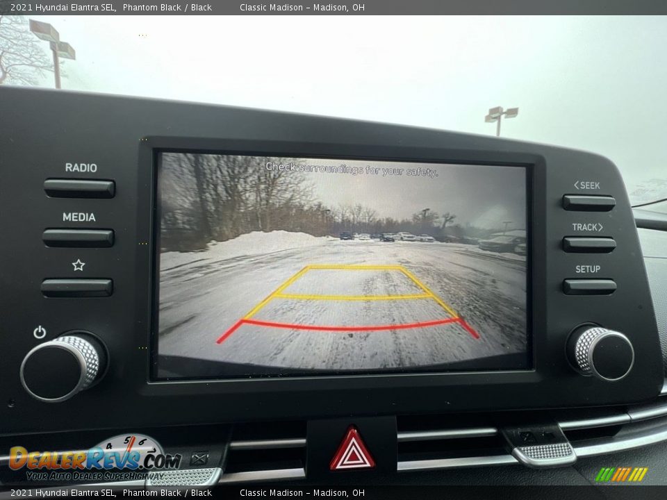 2021 Hyundai Elantra SEL Phantom Black / Black Photo #13
